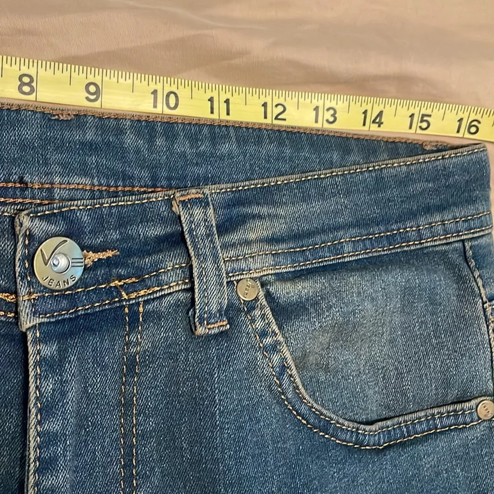 JOHN RICHMOND SLIM STRAIGHT DENIM labeled size 36x31 (waist measurement is 16”) - Picture 5 of 12